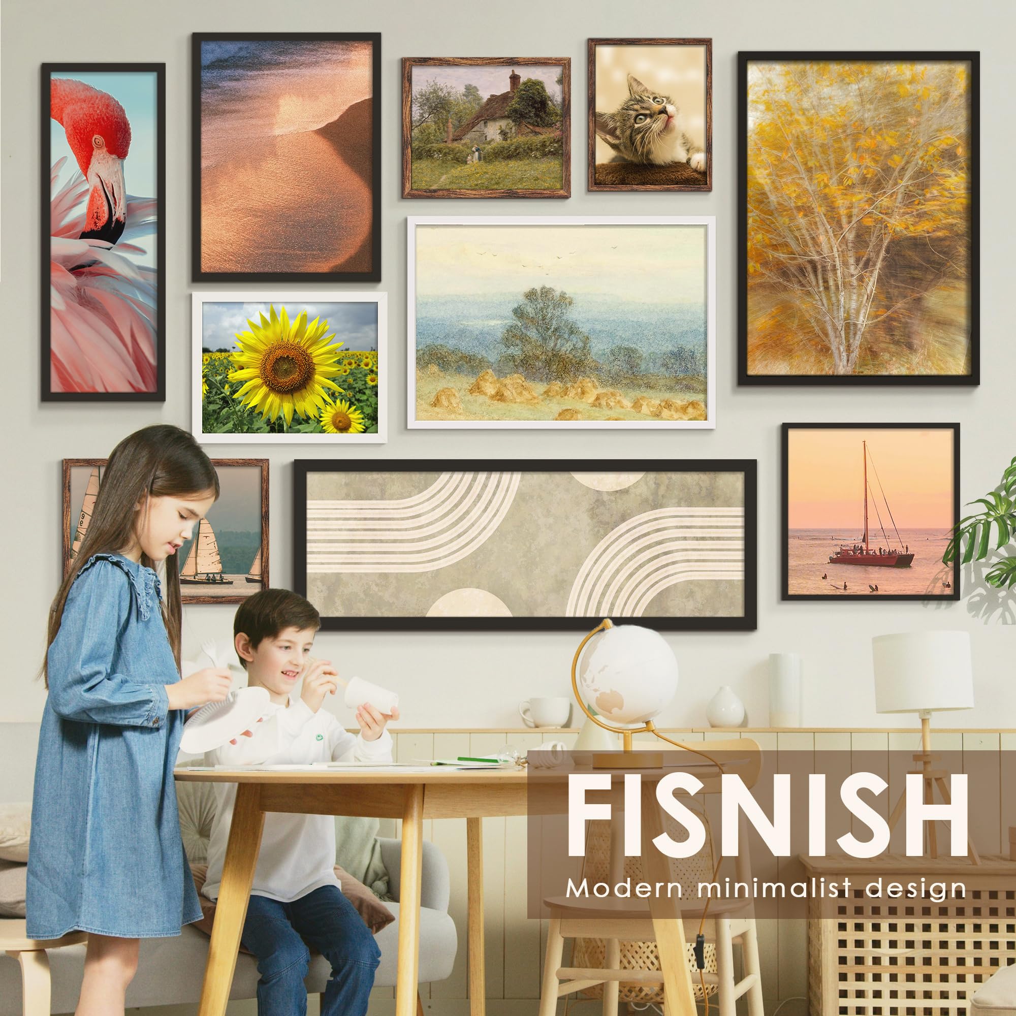 Amazon.com - Fisnish 28x40 Picture Frame, Display Pictures 24x36